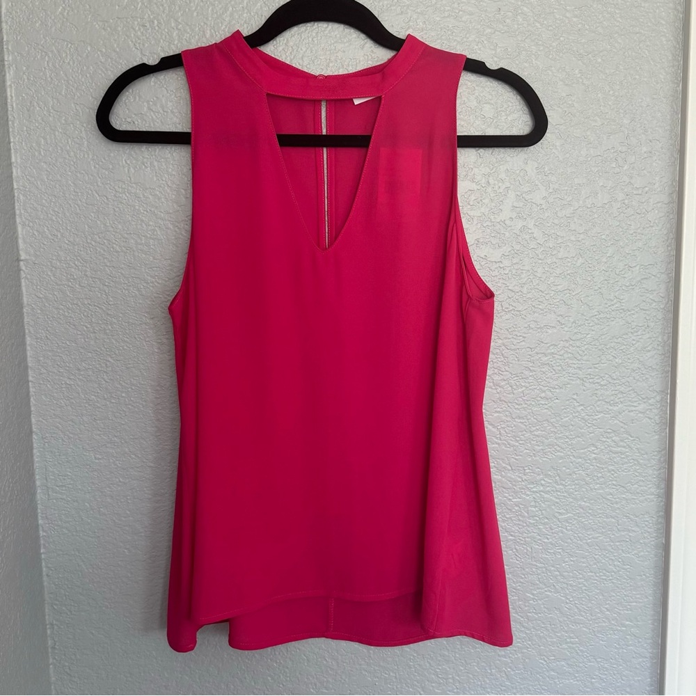 Sleeveless Pink Top
